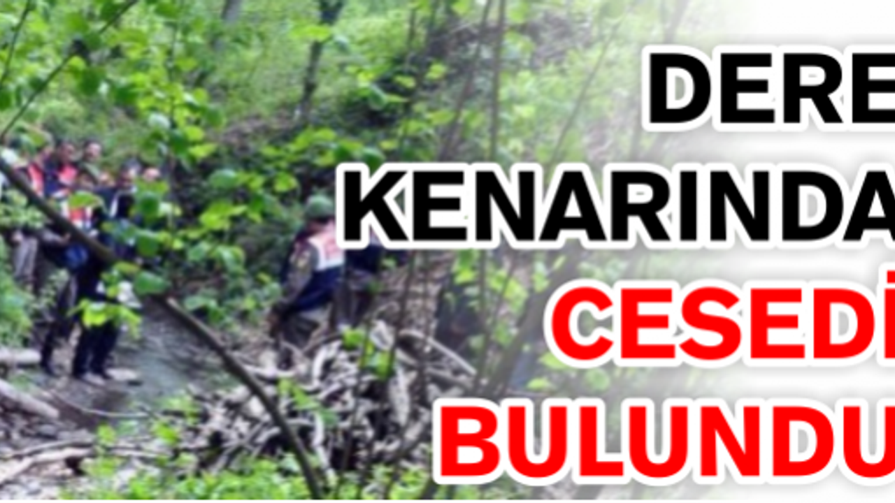 15 gündür kayıp olan adamın cesedi dere içinde bulundu