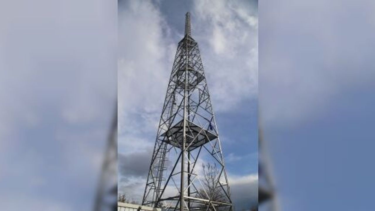 50 METRELİK TELSİZ KULELERİ AFETLERDE HABERLEŞMEYİ SAĞLAYACAK