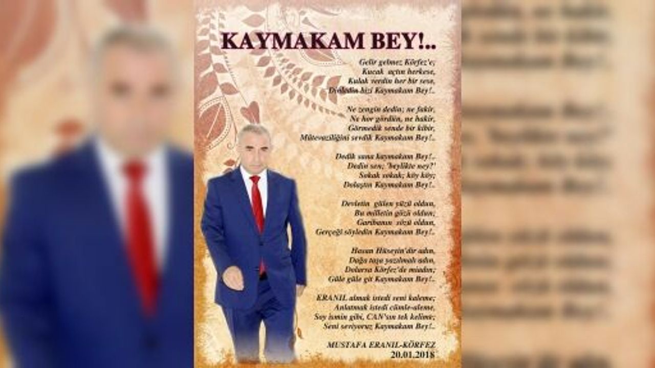 KAYMAKAM CAN'A DOĞUM GÜNÜ HEDİYESİ ŞİİR