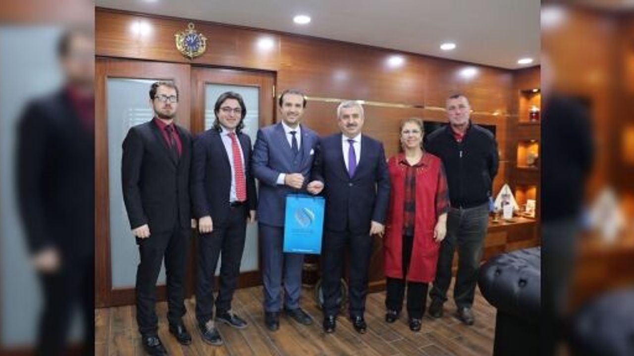 BAŞKAN BARAN, İLÇEDEKİ KURUMLARI ZİYARET EDİYOR