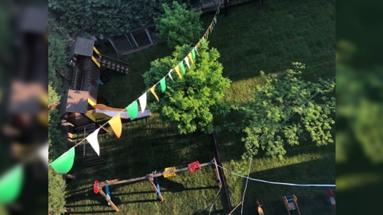 KUMLU KREŞ'TEN DEV ÇİM BAHÇE