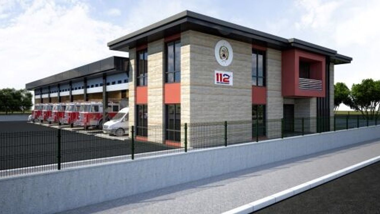 İtfaiye Terminal Müfreze Binası Yükseliyor