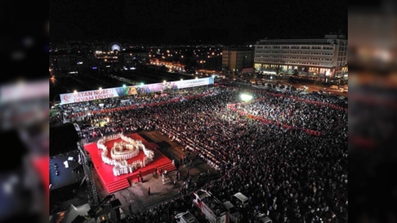 “Önce Vatan dediler”  Kocaeli Milli İrade Meydanında Buluştu