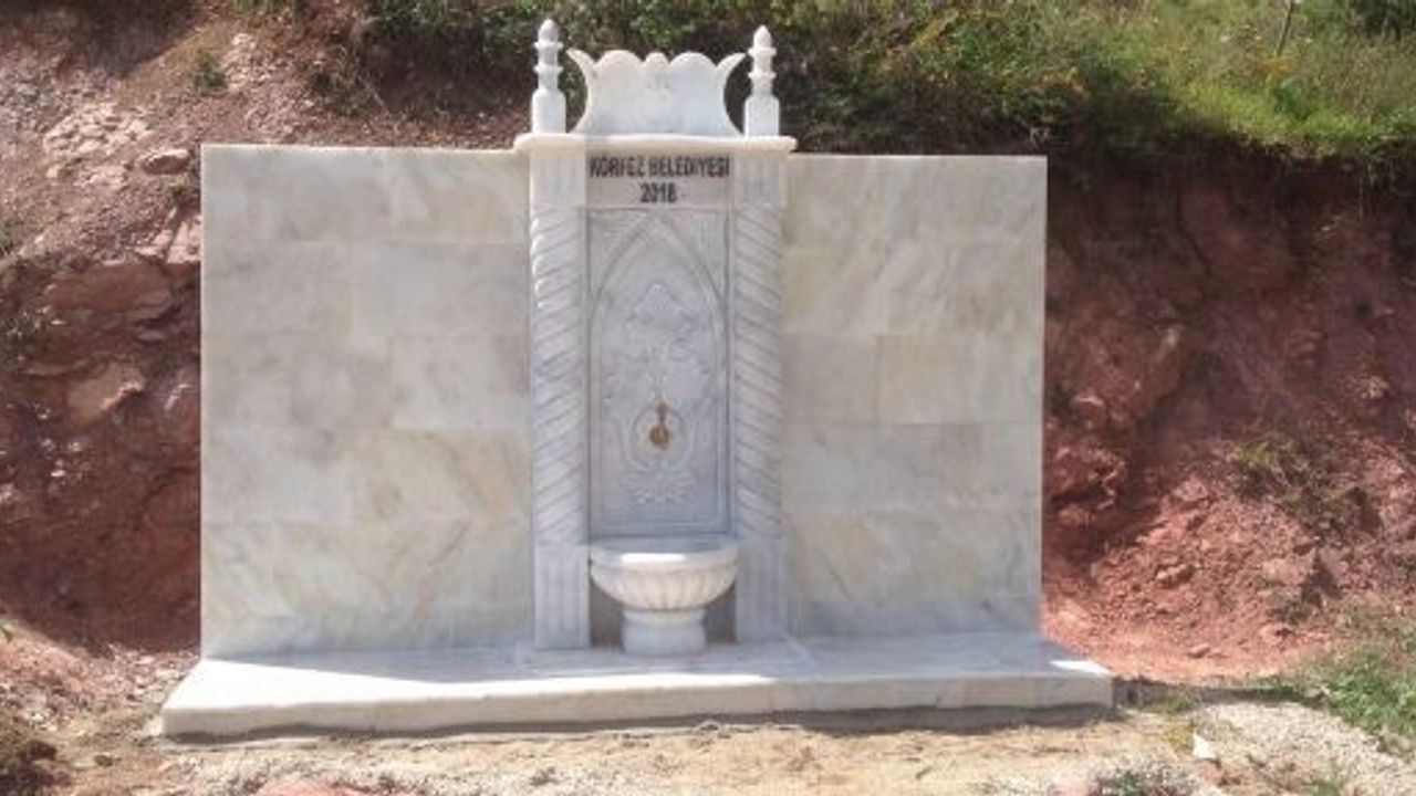 KÖRFEZ'İN KÖYLERİNE OSMANLI ÇEŞMELERİ