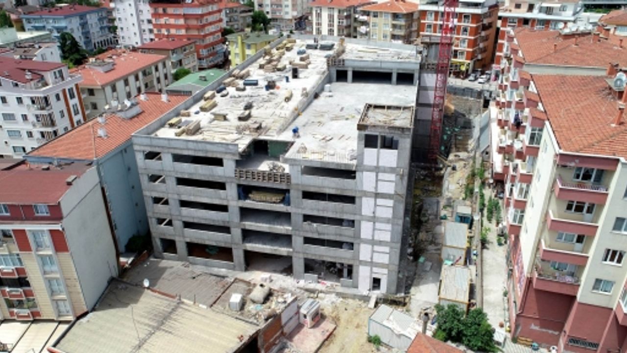 Gebze’deki 7 katlı otoparkın tüm katları göründü