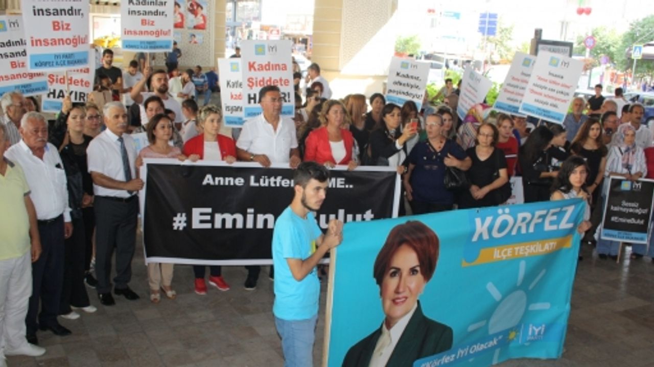 İYİ PARTİ KADIN CİNAYETLERİ İÇİN YÜRÜDÜ