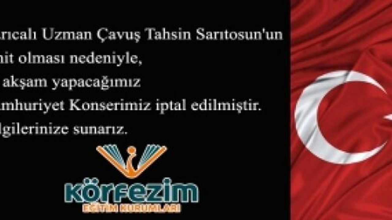 Özel Körfezim Şehide Duyarsız  Kalmadı