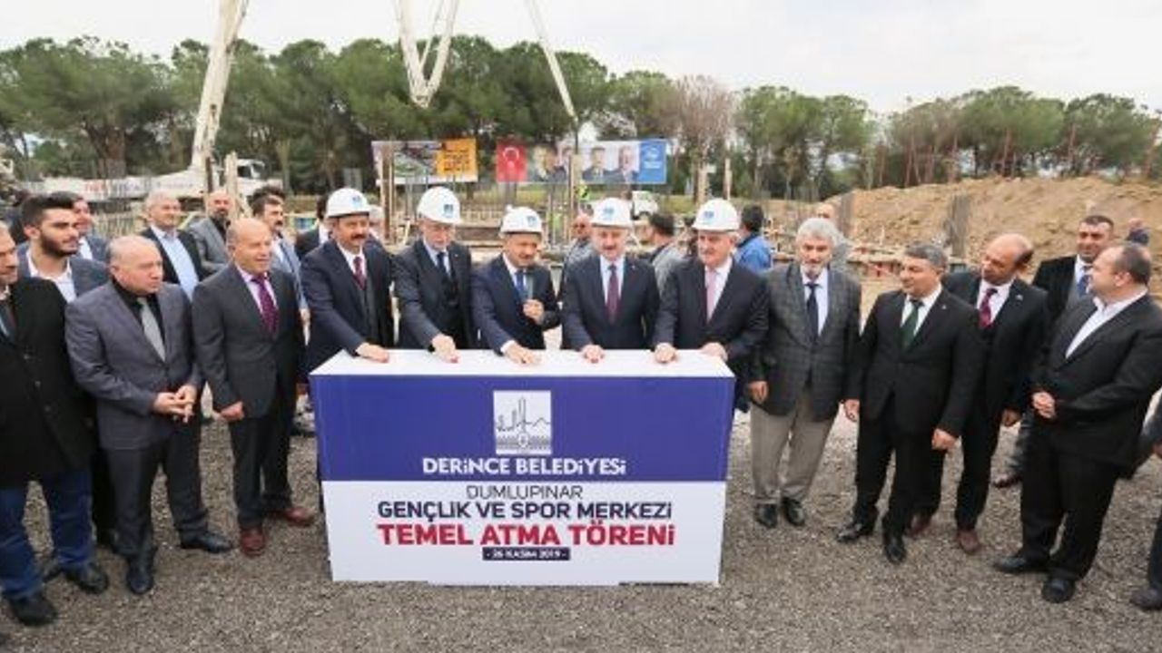 DUMLUPINAR GENÇLİK MERKEZİ'NİN TEMELİ ATILDI