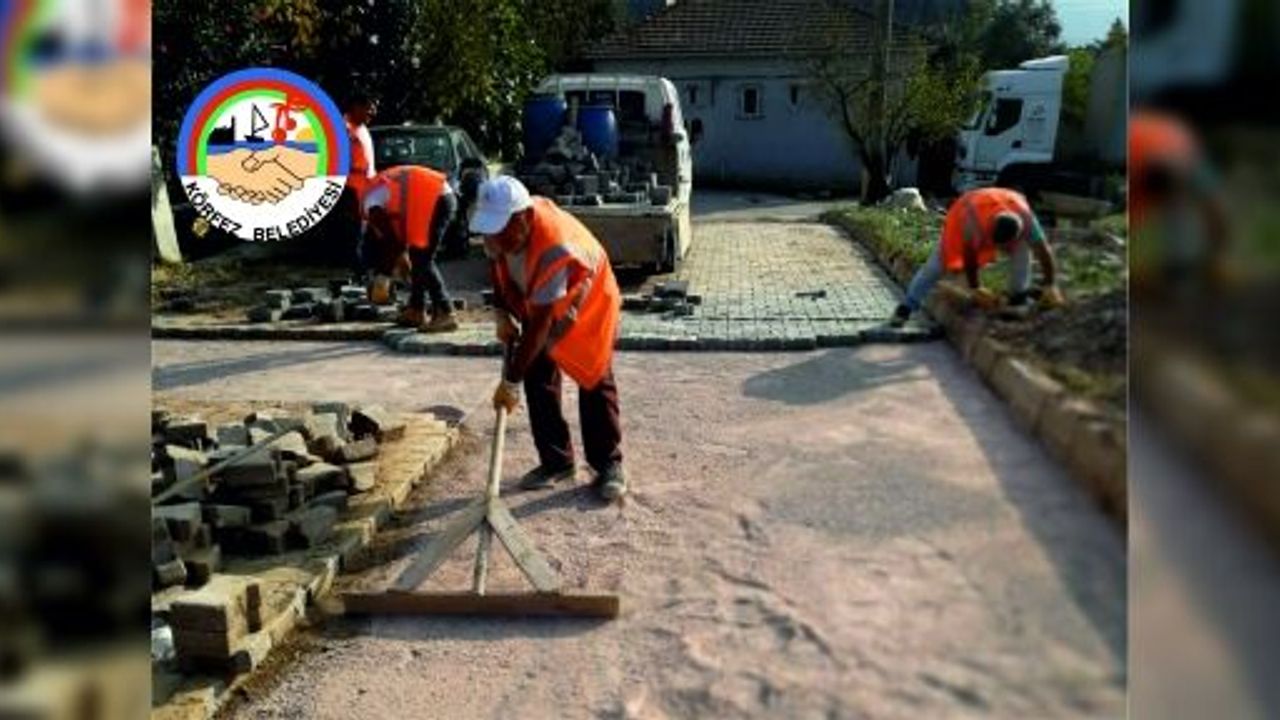 Kaldırım Çalışmaları Hız Kesmeden Sürüyor