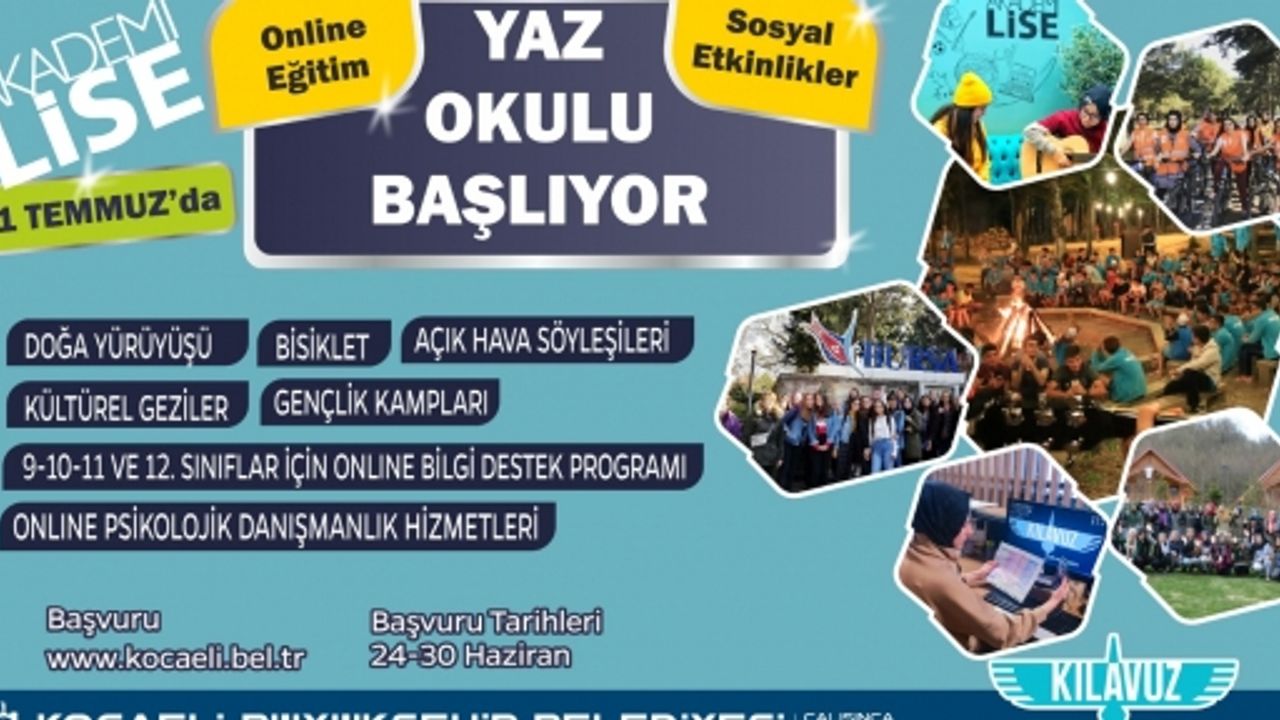 Akademi Lise Yaz Aylarında Dolu Dolu