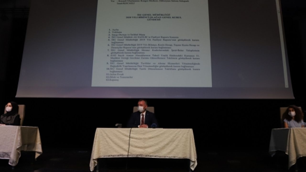 İSU’nun 2020 Yılı Olağan Genel Kurulu yapıldı