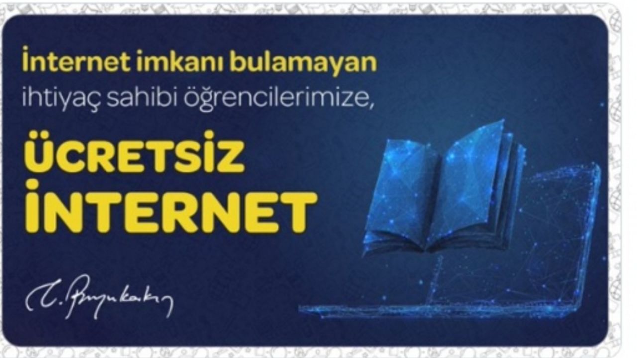 Başkan Büyükakın’dan Üniversite Öğrencilerine de Ücretsiz İnternet