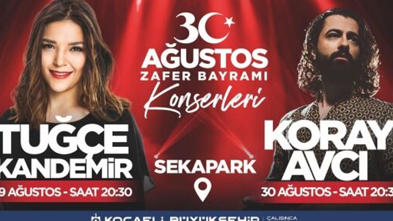 KOCAELİ'DE ZAFER BAYRAMI COŞKUSU YAŞANACAK