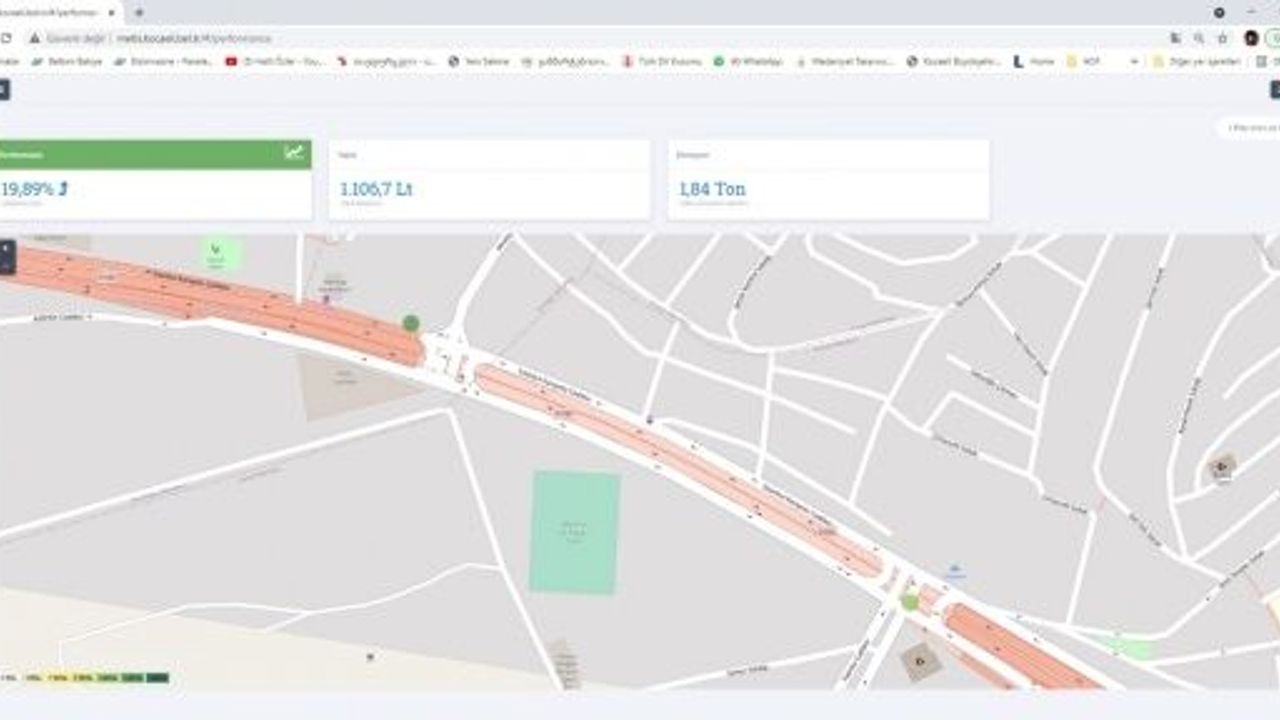 Kocaeli Akıllı Ulaşım Sistemlerinde Belirlenen Rotada İlerliyor