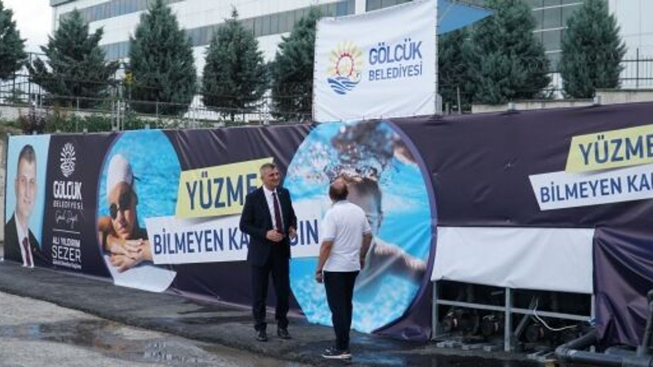 Gölcüklü Çocuklar Dev Açık Havuzda Yüzme Öğrenecek