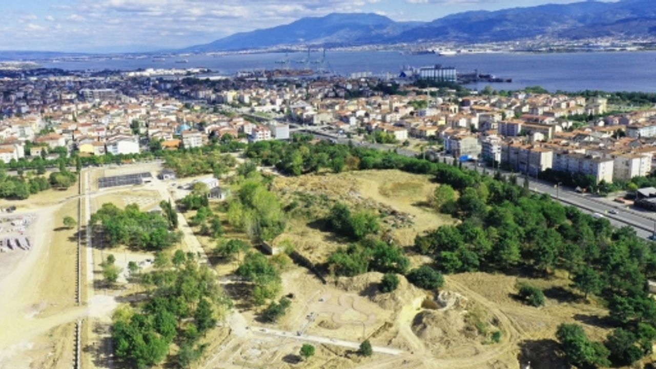 Derince Sağlıklı Yaşam Parkı Havadan Görüntülendi