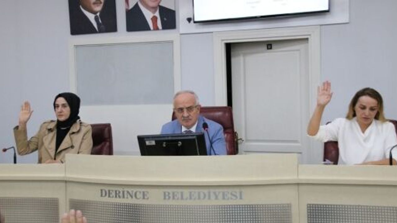 Derince Belediyesi Meclisi’nde 6 Madde Görüşüldü