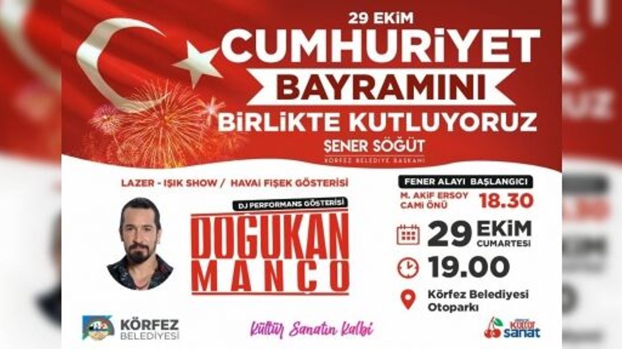 Körfez’de 29 Ekim Yine Coşkuyla Kutlanacak