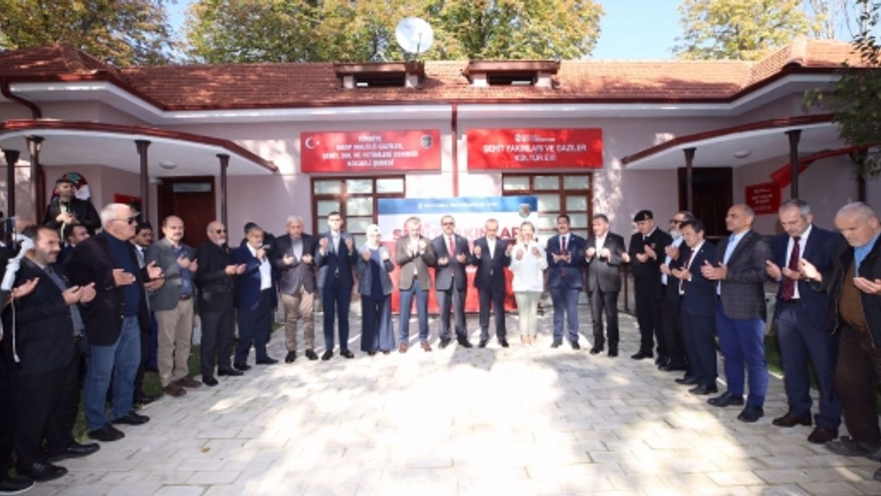 Şehit Yakınları ve Gazi Kültür Evi Hizmet Binası Törenle Açıldı