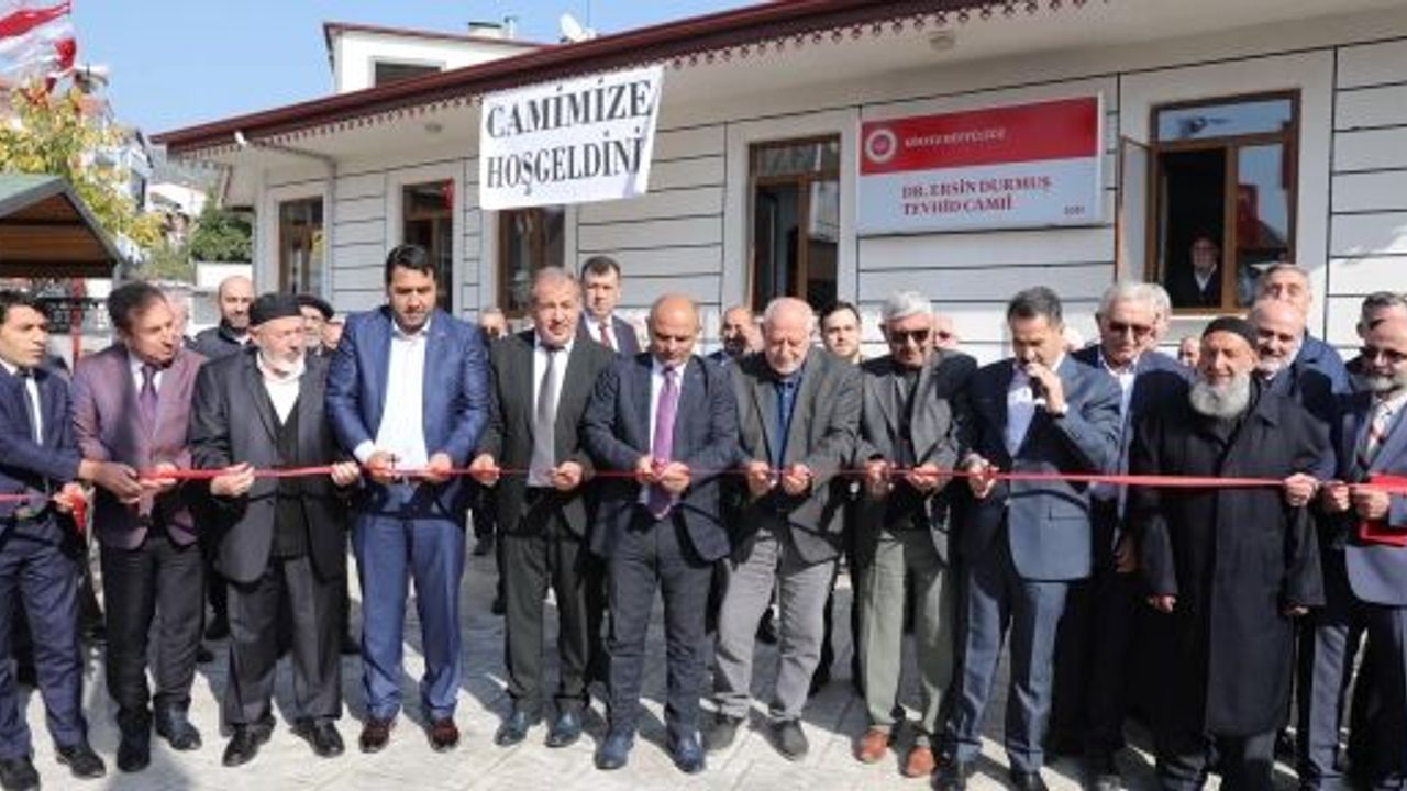 DR. ERSİN DURMUŞ TEVHİD  CAMİİ DUALARLA AÇILDI