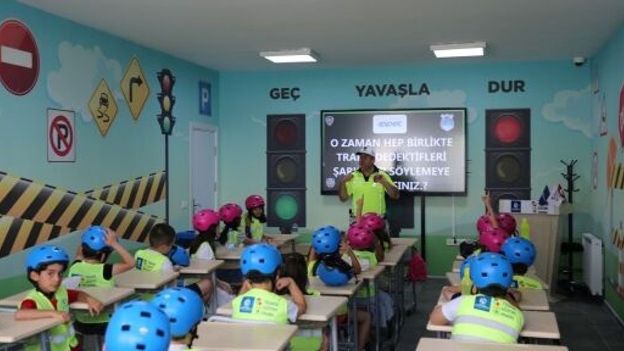 Trafik Eğitim Parkında 4.250 Öğrenciye Eğitim