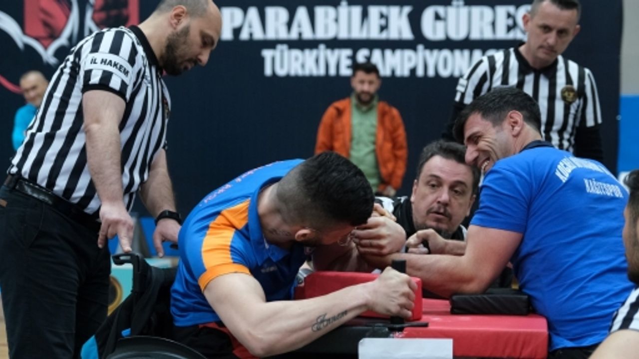 Büyükşehir’in Ev Sahipliğindeki; Para Bilek Güreşi Heyecanı Sona Erdi