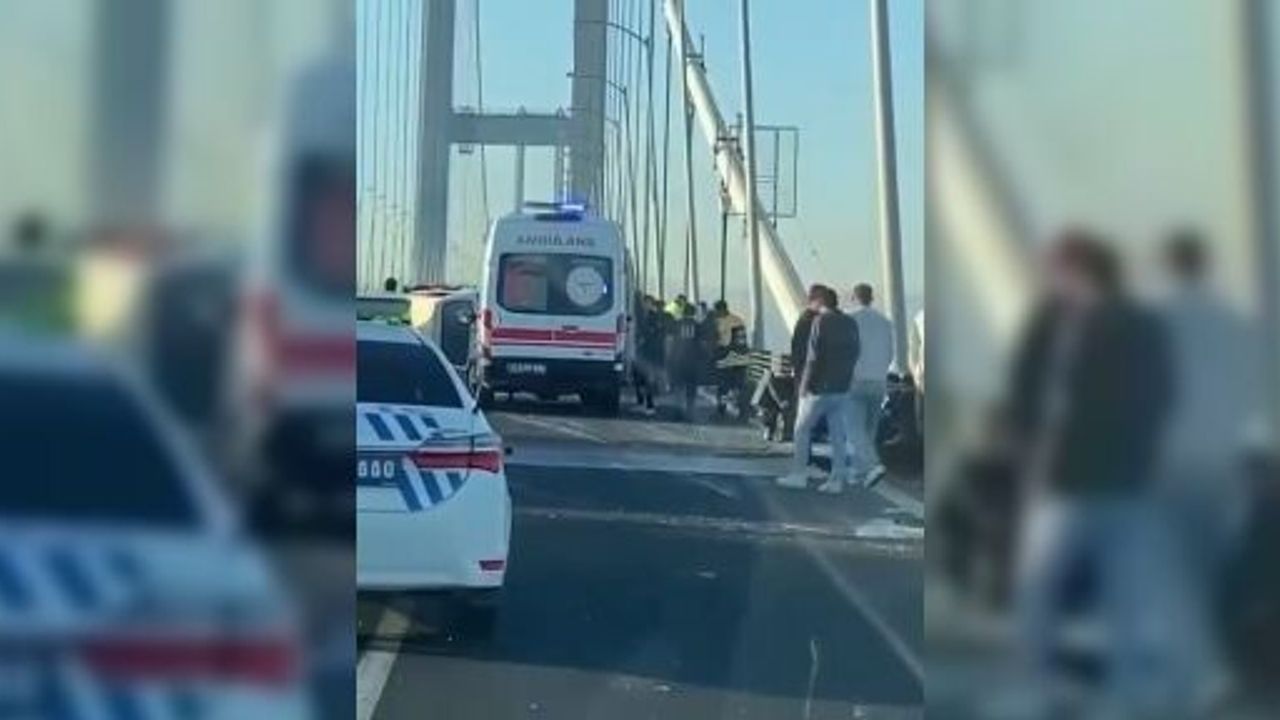 Osmangazi Köprüsü'nde Kaza: 8 Yaralı