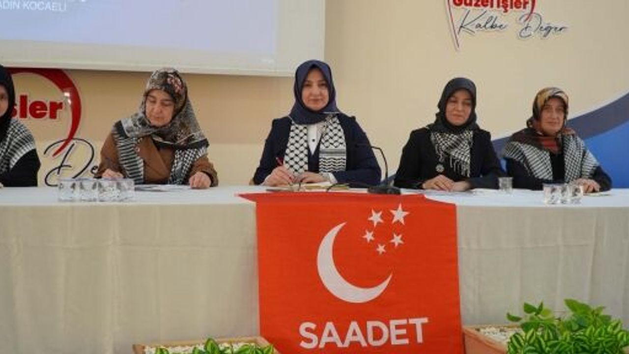 Saadet Partisi Kocaeli Kadın Kollarında Gündem Filistin