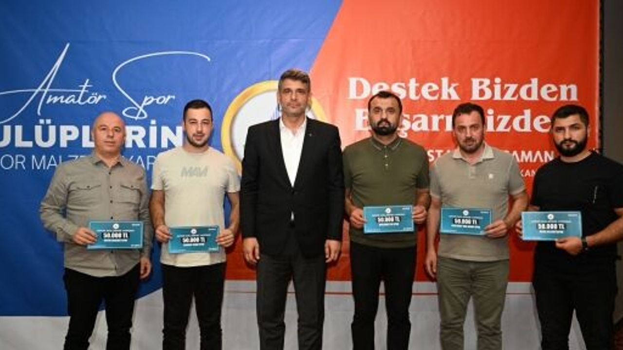BAŞKAN KOCAMAN’DAN KULÜPLERE 1 MİLYON 500 BİN TL DESTEK