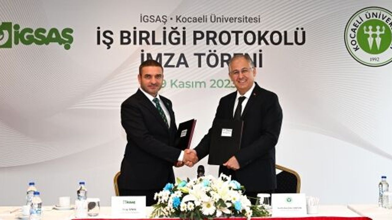 İGSAŞ, KOCAELİ ÜNİVERSİTESİ İLE İŞ BİRLİĞİ PROTOKOLÜ İMZALADI