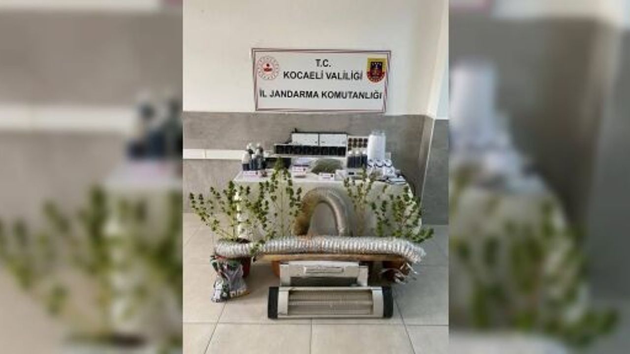 EVİNE KURDUĞU DÜZENEKLE UYUŞTURUCU İMAL EDİYORDU, YAKALANDI