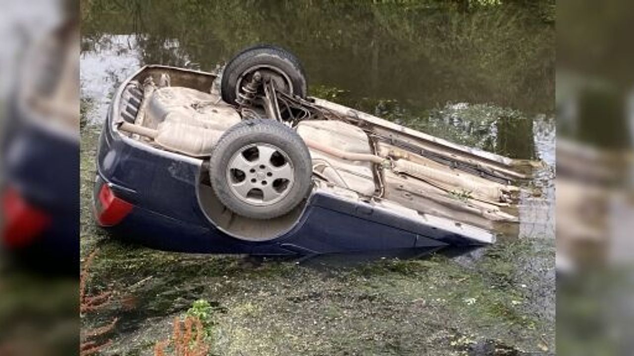 Otomobil Dereye Uçtu: Şantiye Çalışanı Kadını Boğulmaktan Kurtardı