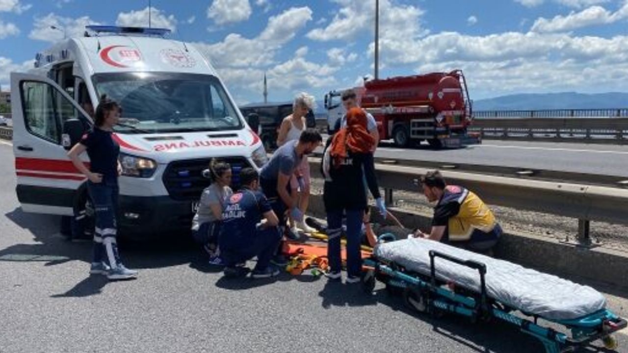 TEM'de 3 Araç Kazaya Karıştı: 1'i Çocuk 7 Yaralı