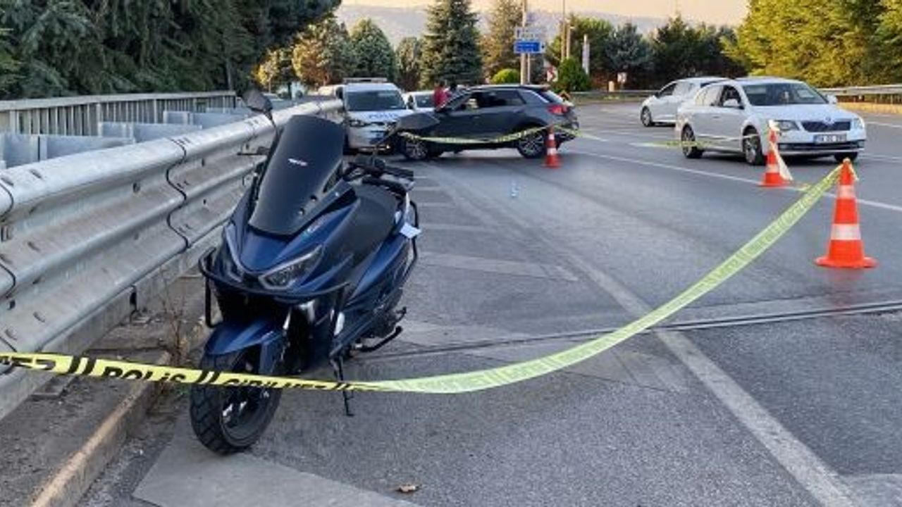 İKİ MOTOSİKLET SÜRÜCÜSÜNÜN KAVGASINDA SİLAHLAR KONUŞTU: 1 YARALI