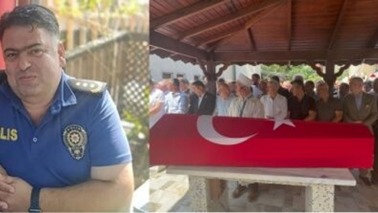 KALP KRİZİNDEN HAYATINI KAYBEDEN EMNİYET MÜDÜR YARDIMCISI SON YOLCULUĞUNA UĞURLANDI