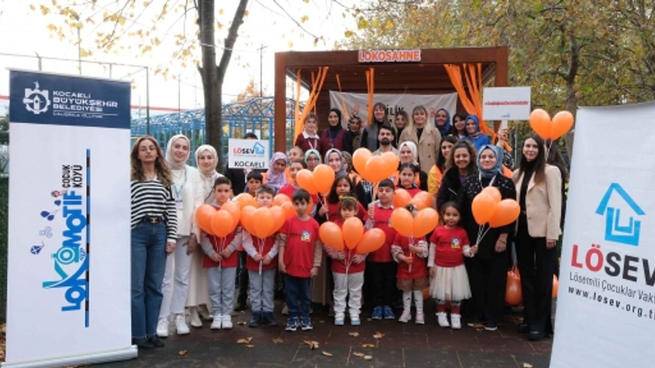 LÖSEV’in Çocukları Lokomotif Köy’de Moral Buldu