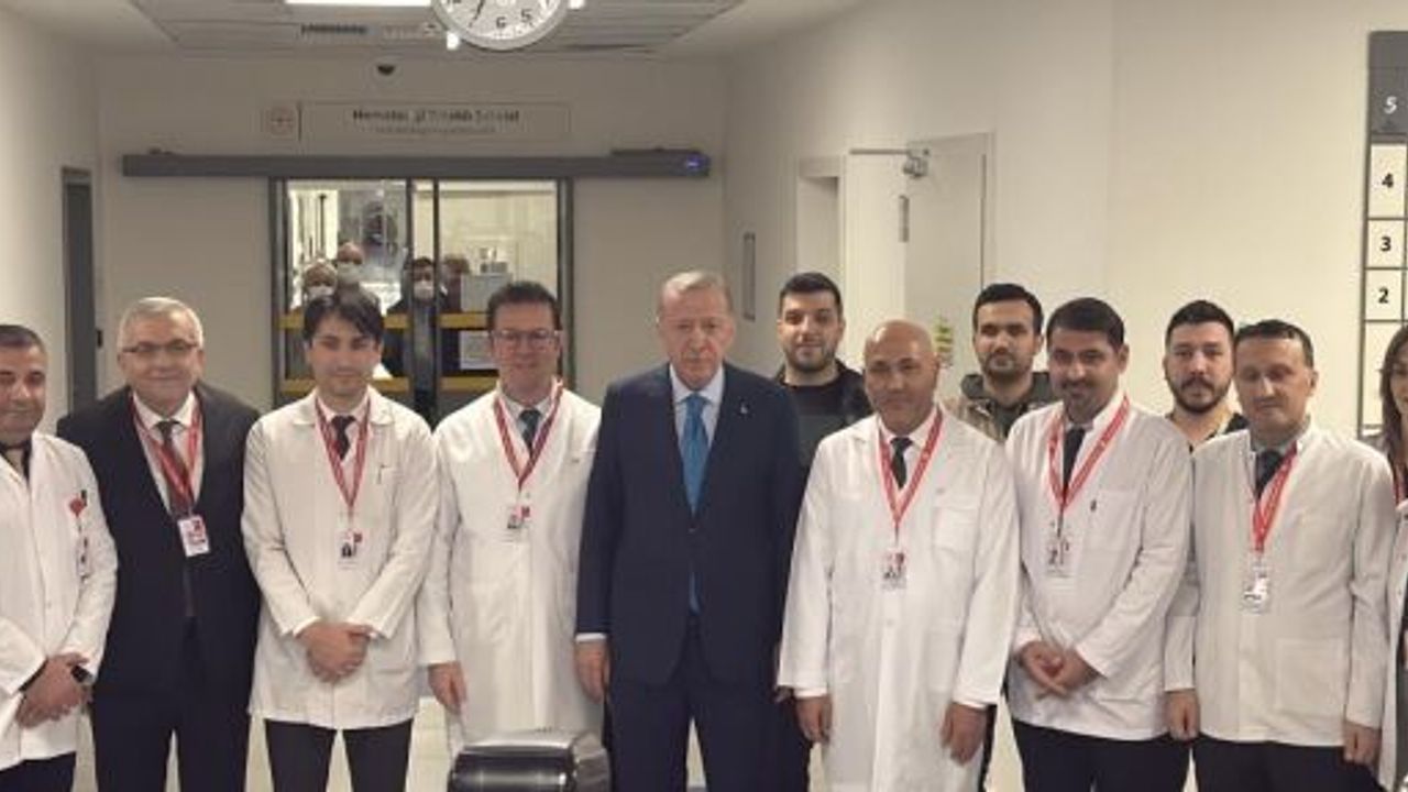 Cumhurbaşkanı Erdoğan, Kocaeli Şehir Hastanesi'ni Ziyaret Etti