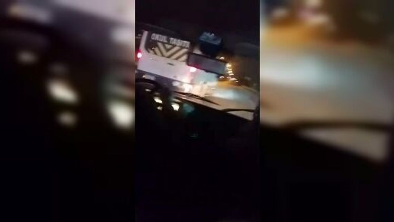 SERVİS ŞOFÖRLERİ AİLEYE KABUSU YAŞATTI