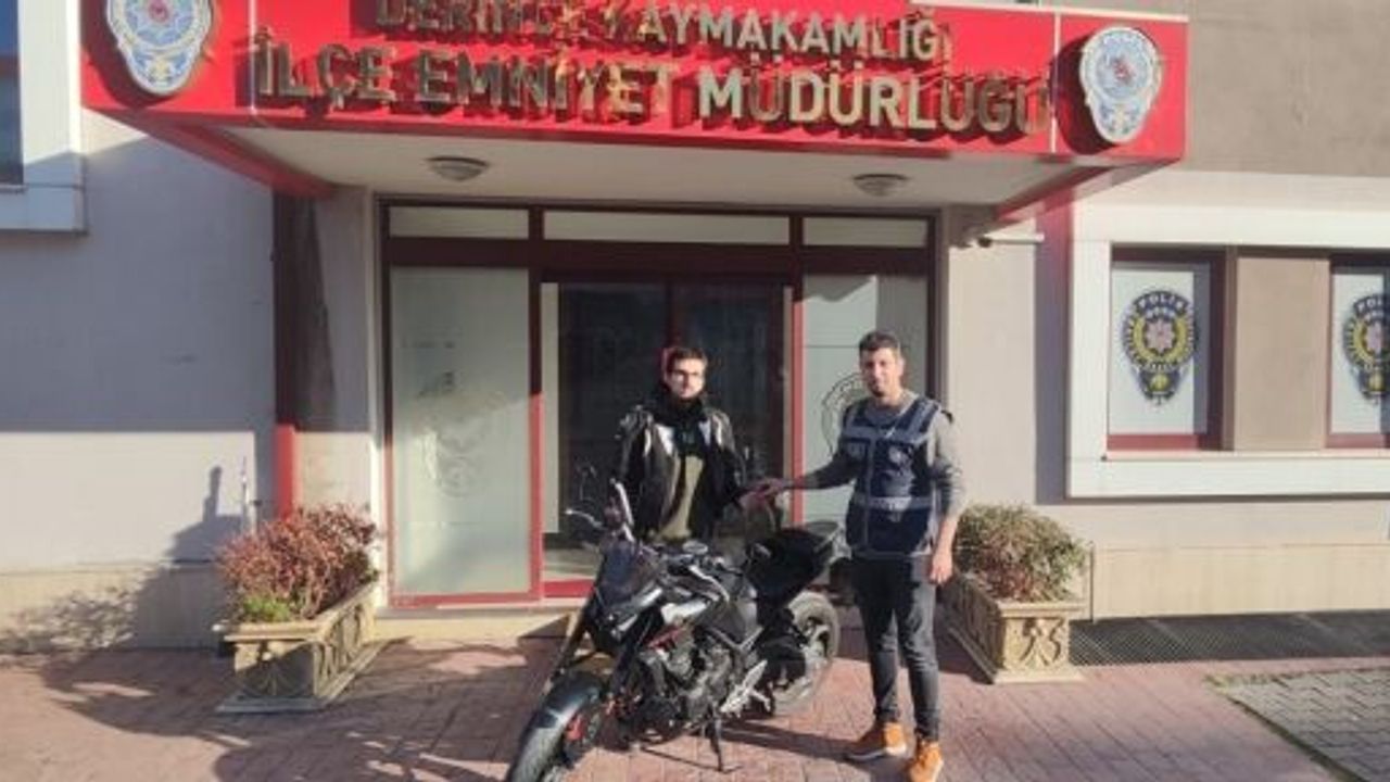 Kocaeli'de Çalınan Motosiklet İstanbul'da Bulundu