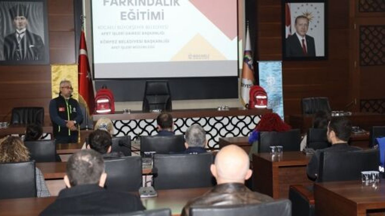Körfez Belediyesi’nde Tüm Personele Afet Eğitimi Verildi