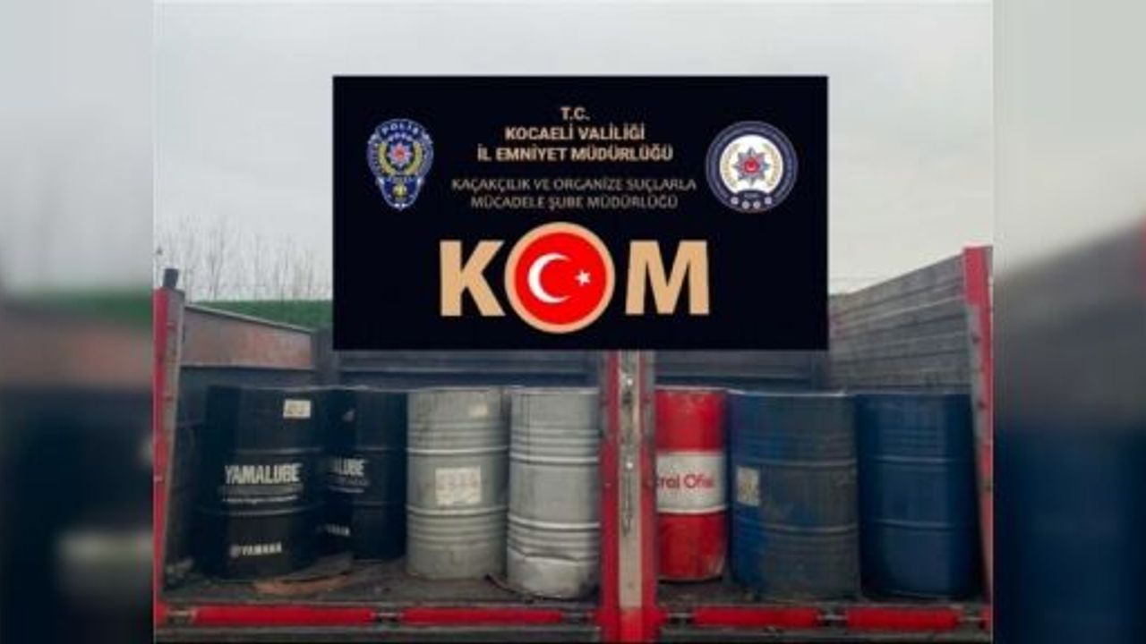 TEM'DE BİR ARAÇTA 2 TON 550 LİTRE KAÇAK AKARYAKIT ELE GEÇİRİLDİ