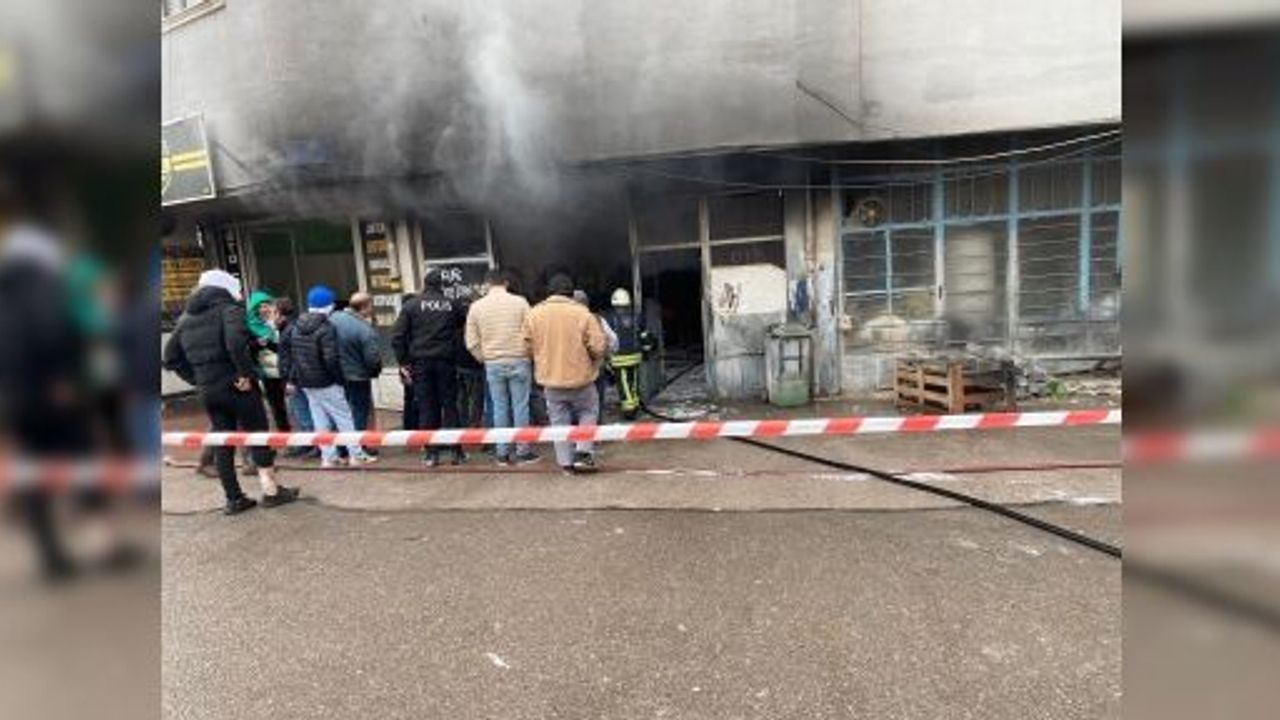 YEMEĞE GİDEN USTANIN AÇIK UNUTTUĞU ELEKTRİKLİ SOBA YANGINA SEBEP OLDU