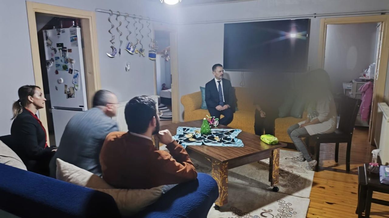 Vali Aktaş, Şehit Yakını ve 6 İhtiyaç Sahibi Ailenin Misafiri Oldu