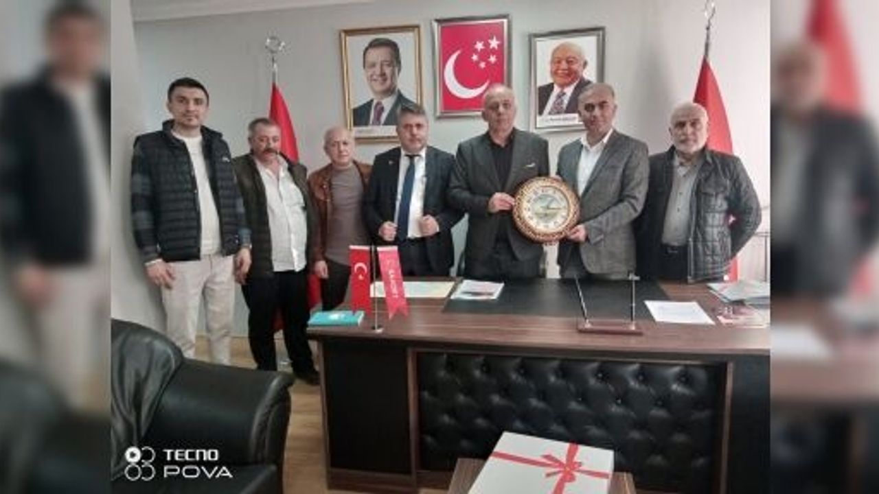 Düzceliler Derneği’nden Saadet Partisi İlçe Başkanlığı’na Ziyaret