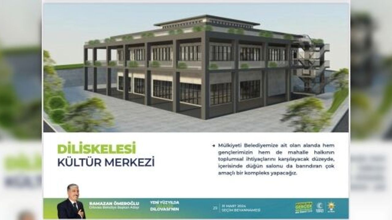 Diliskelesi’nde Kültür Merkezi İçin İlk Adım Atıldı