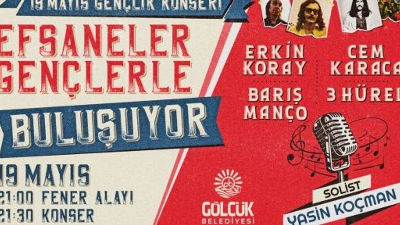 Gölcük’te 19 Mayıs Coşkusu Gençlik Konseri İle Katlanacak