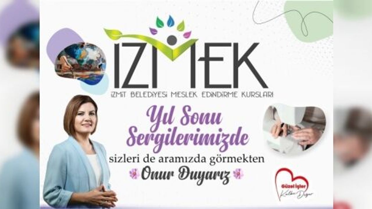 İZMEK’ten Yılsonu Sergisi ve Defile Şöleni