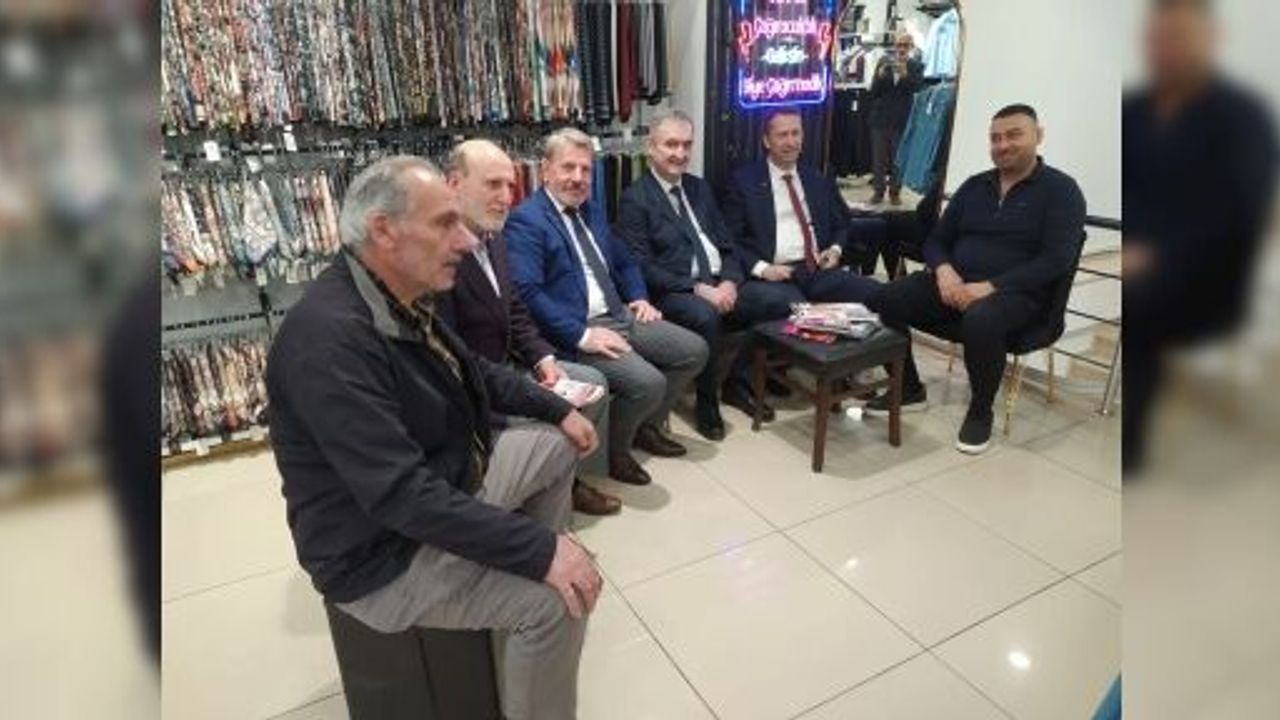 Saadet Partisi Heyetinden Esnaf Ziyareti:    “Çözüm Üreten Siyaset Anlayışındayız”