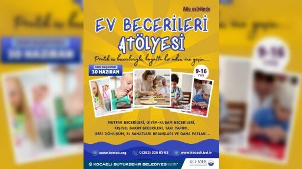 Gençler, Bu Atölye İle Ev Becerilerini Geliştirecek
