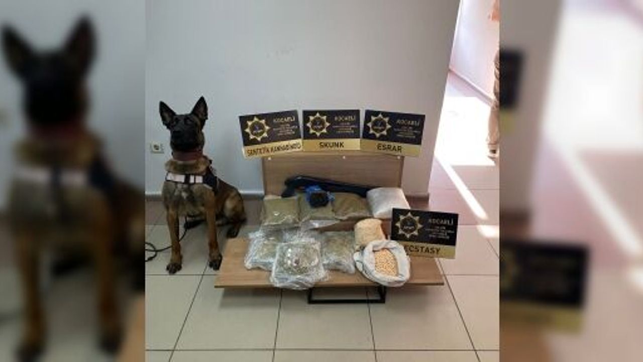 KOCAELİ'NDE UYUŞTURUCU OPERASYONU: 9 BİN 900 ECSTASY HAP ELE GEÇİRİLDİ